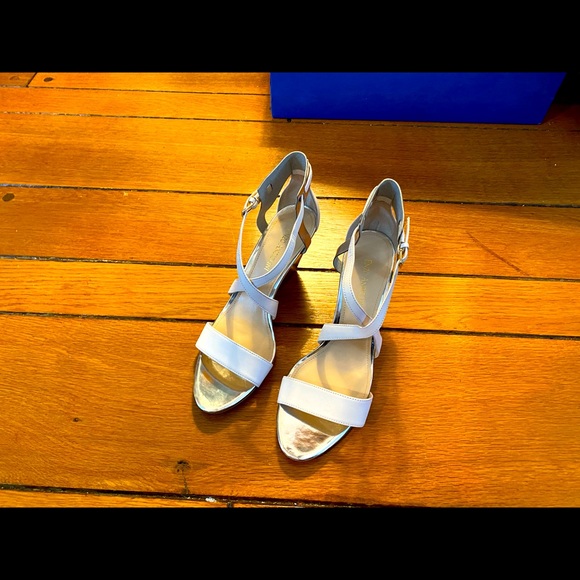 Brand New White Heels 8.5M - Picture 3 of 10